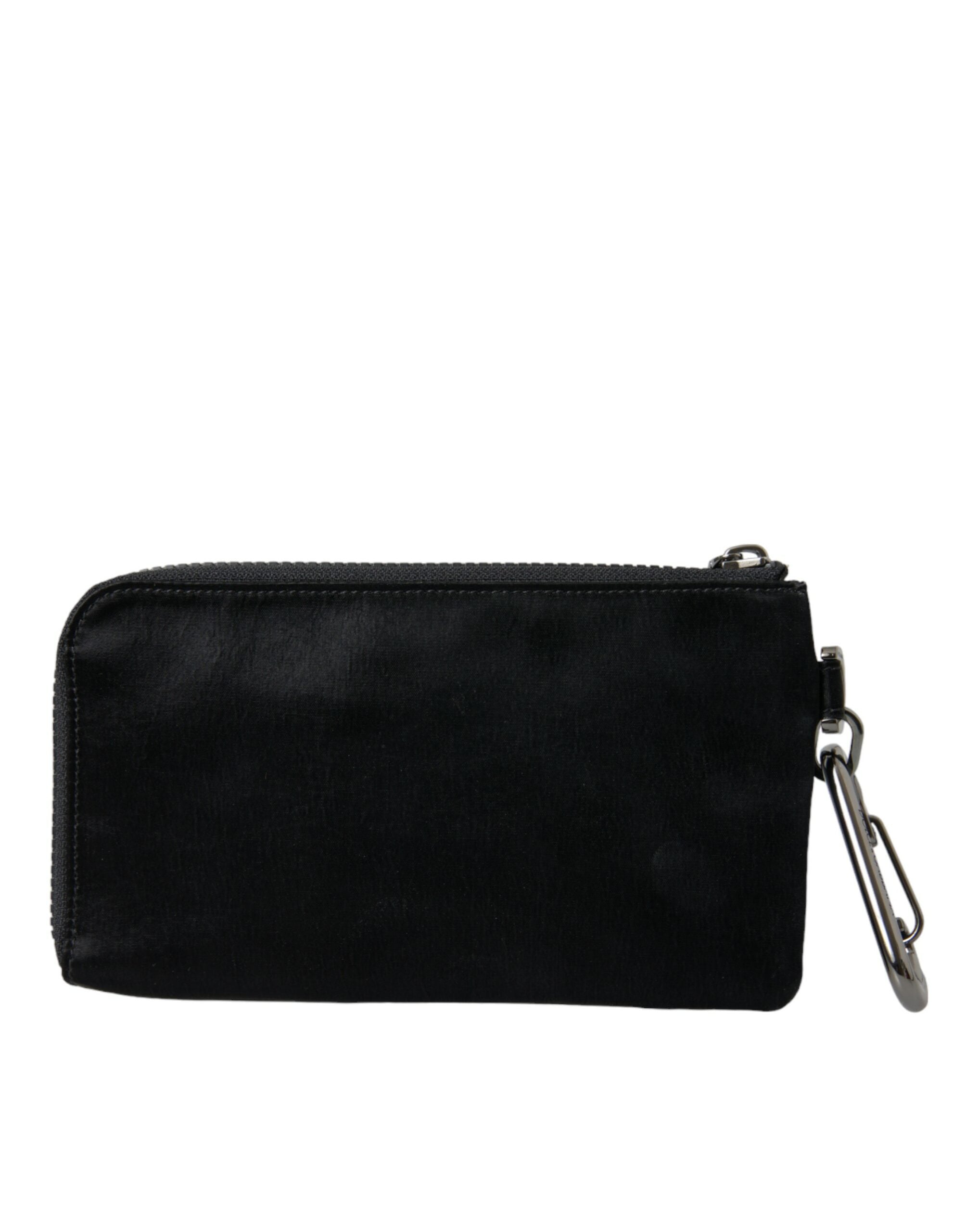 Dolce & Gabbana Sleek Designer Nylon-Leather Pouch in Black - Luksuslaukut ja asusteet Dolce & Gabbana - Tutustu YVES JAVANNI® 