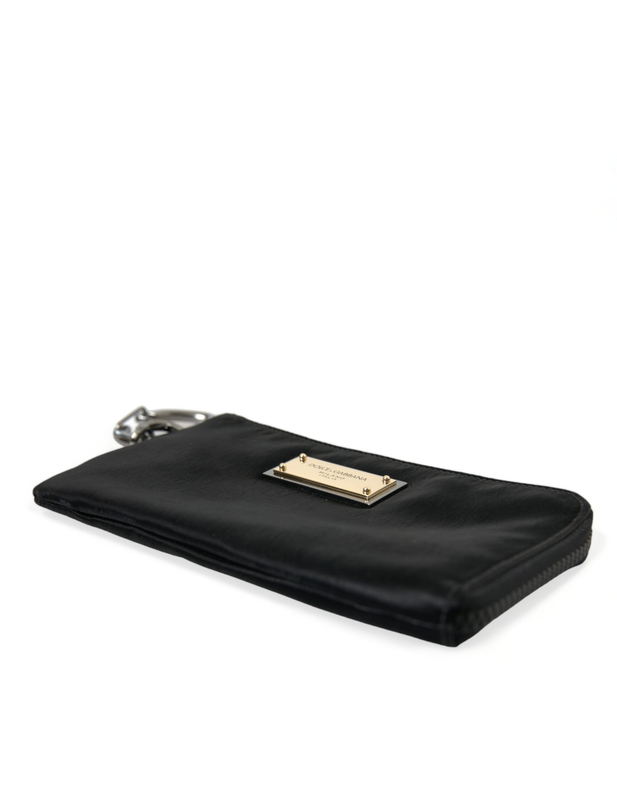 Dolce & Gabbana Sleek Designer Nylon-Leather Pouch in Black - Luksuslaukut ja asusteet Dolce & Gabbana - Tutustu YVES JAVANNI® 