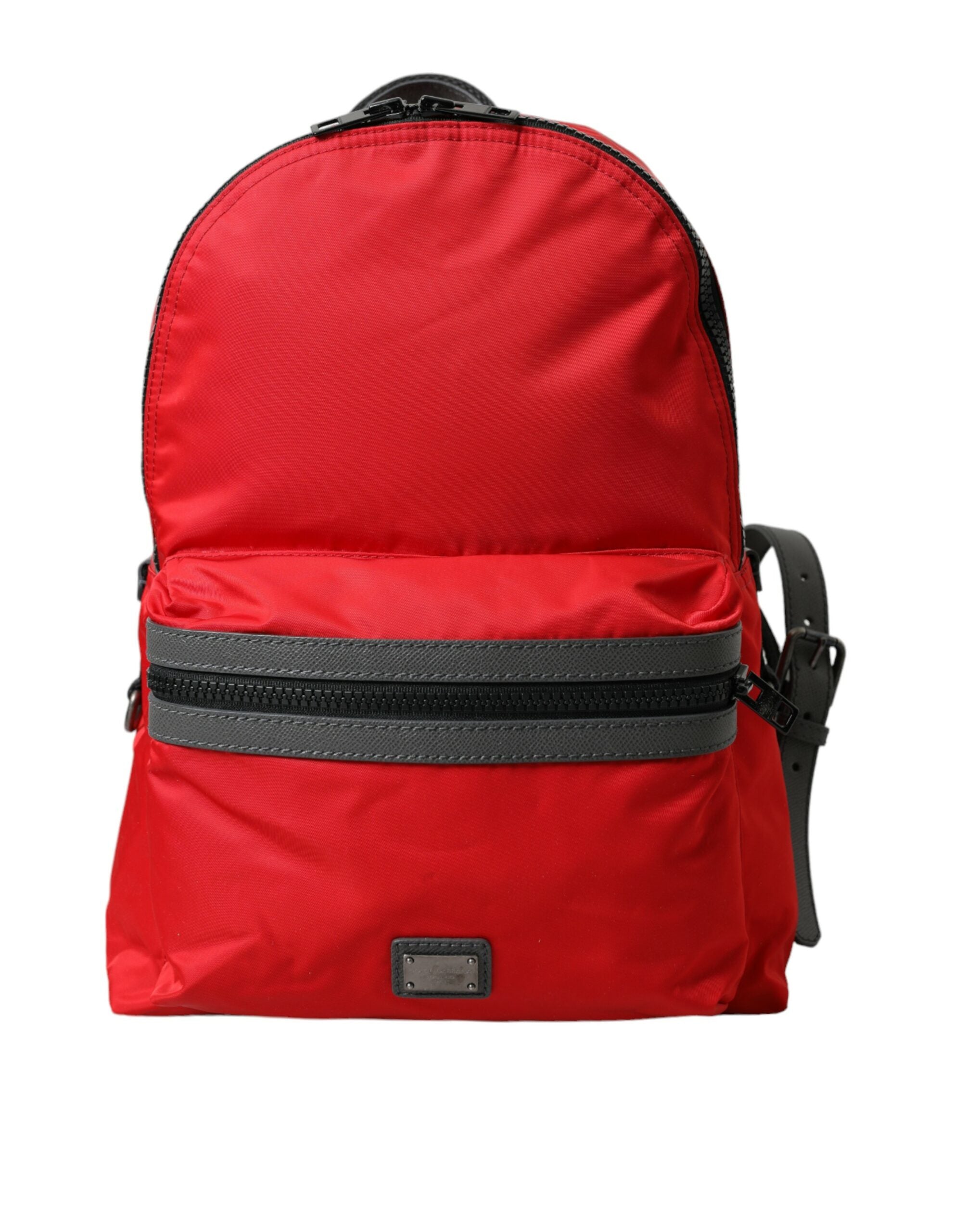 Dolce & Gabbana Elegant Red Nylon-Leather Backpack - Luksusmuotia Dolce & Gabbana - Tutustu YVES JAVANNI® 