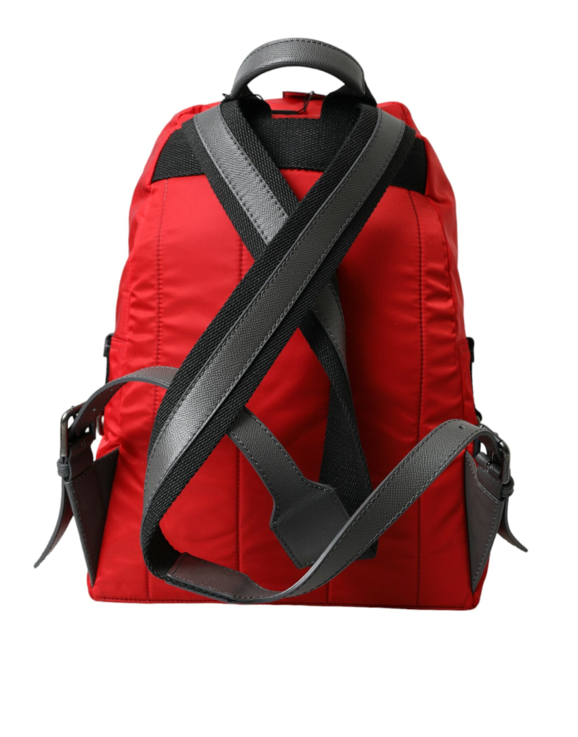 Dolce & Gabbana Elegant Red Nylon-Leather Backpack - Luksusmuotia Dolce & Gabbana - Tutustu YVES JAVANNI® 