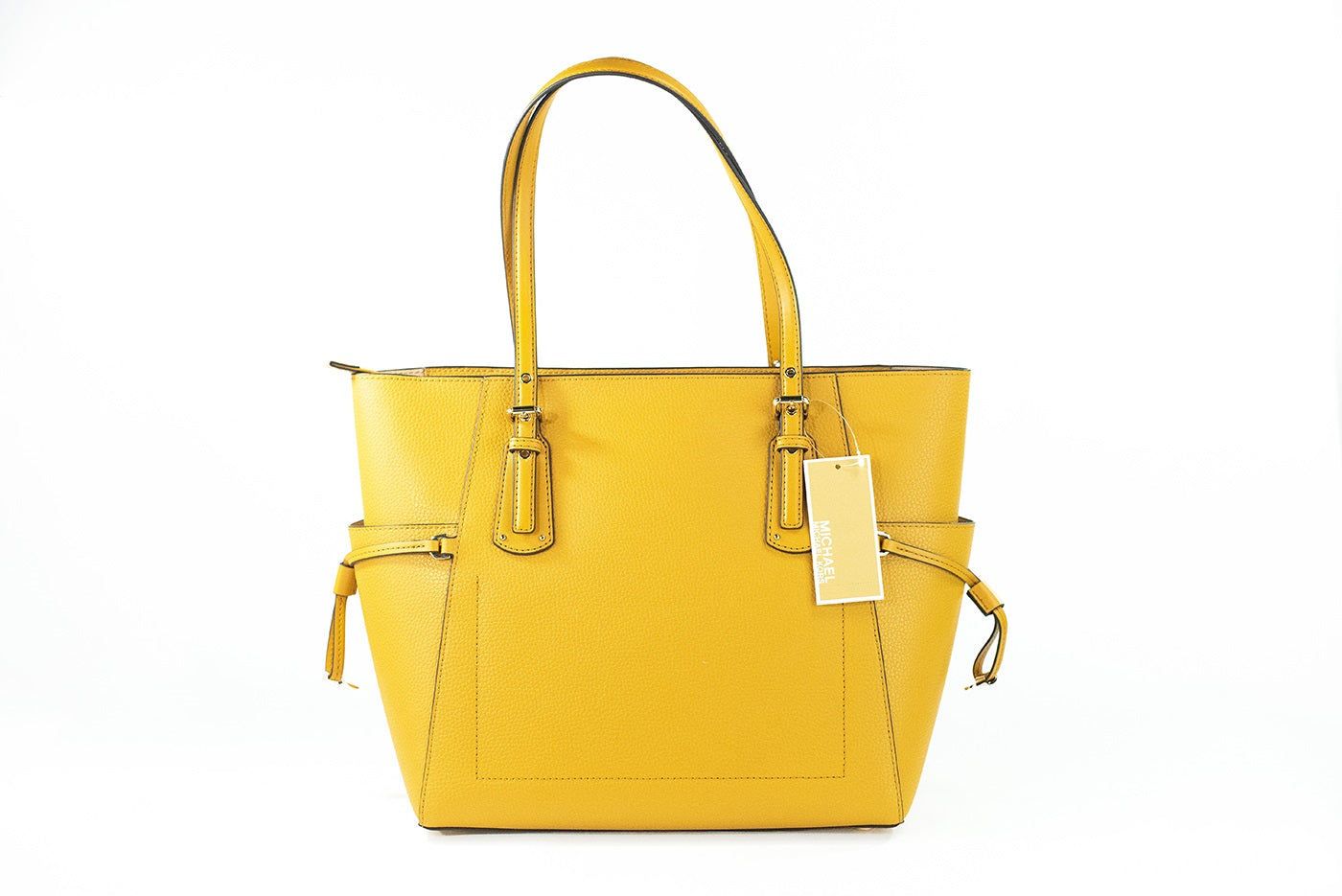 Michael Kors Voyager Large Marigold Pebbled Leather East West Tote Bag Purse - Luksusmuotia Michael Kors - Tutustu YVES JAVANNI® 