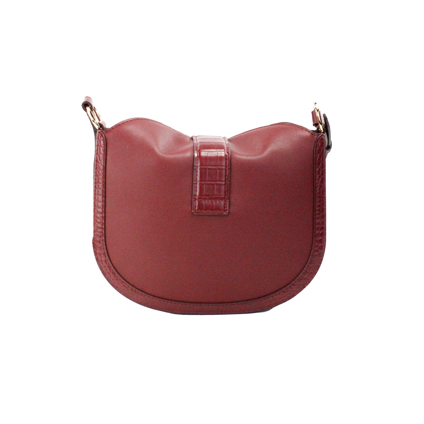 Michael Kors Gabby Small Dark Cherry Leather Foldover Hobo Crossbody Bag - Luksusmuotia Michael Kors - Tutustu YVES JAVANNI® 