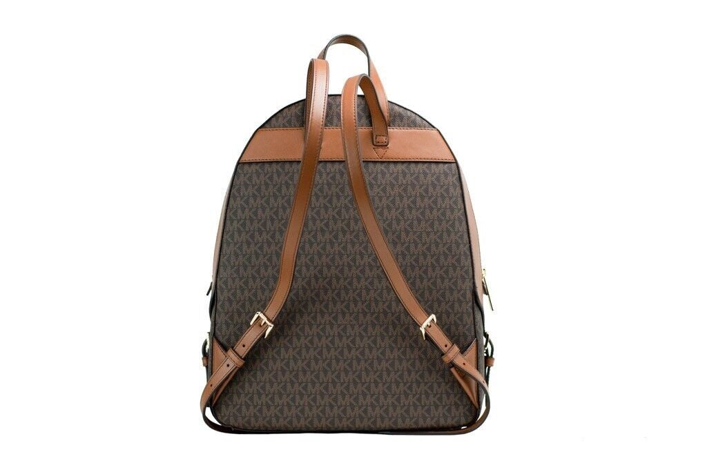 Michael Kors Jaycee Large Brown Signature PVC Shoulder Backpack Bookbag - Luksusmuotia Michael Kors - Tutustu YVES JAVANNI® 