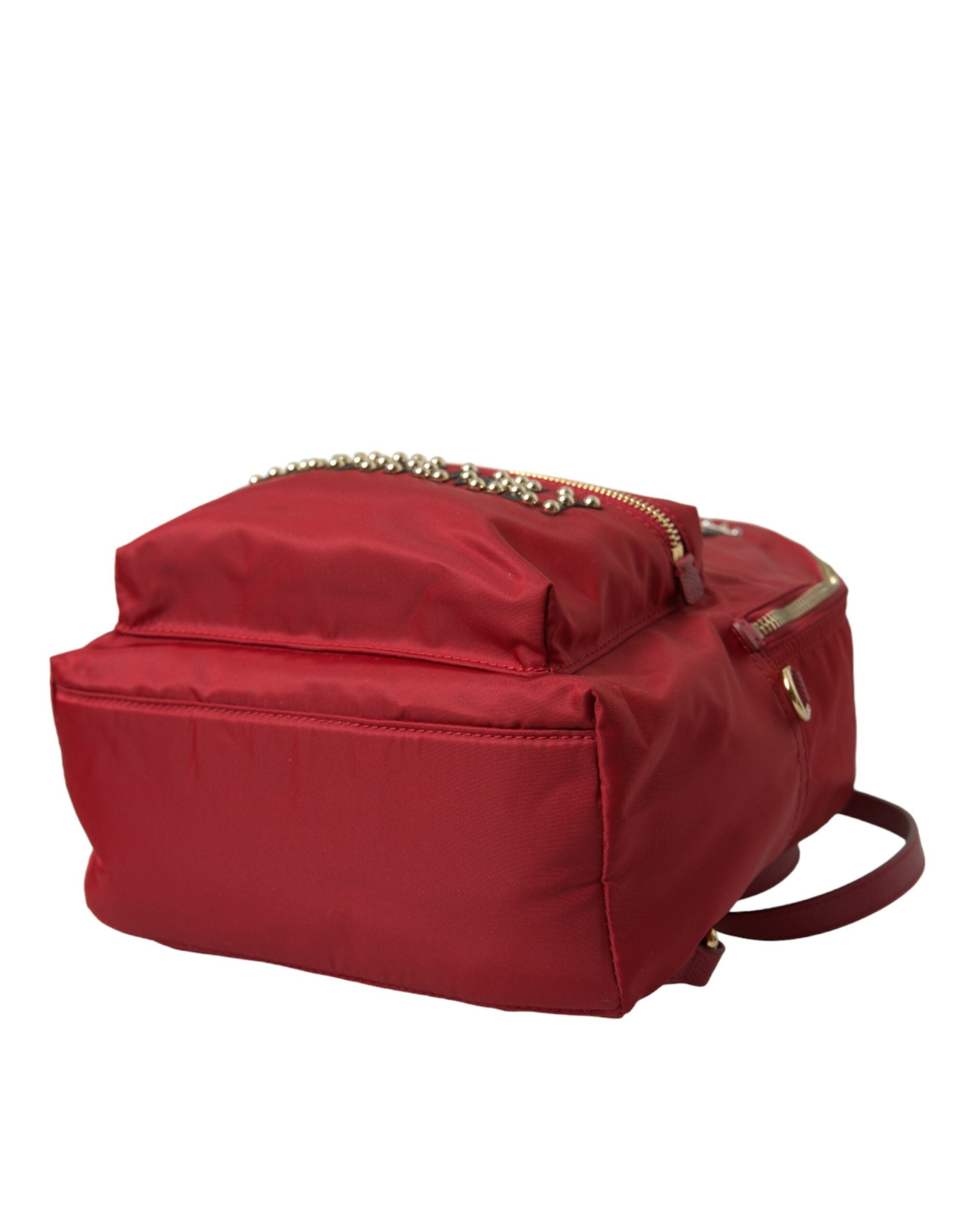 Dolce & Gabbana Embellished Red Backpack with Gold Detailing - Luksusmuotia Dolce & Gabbana - Tutustu YVES JAVANNI® 