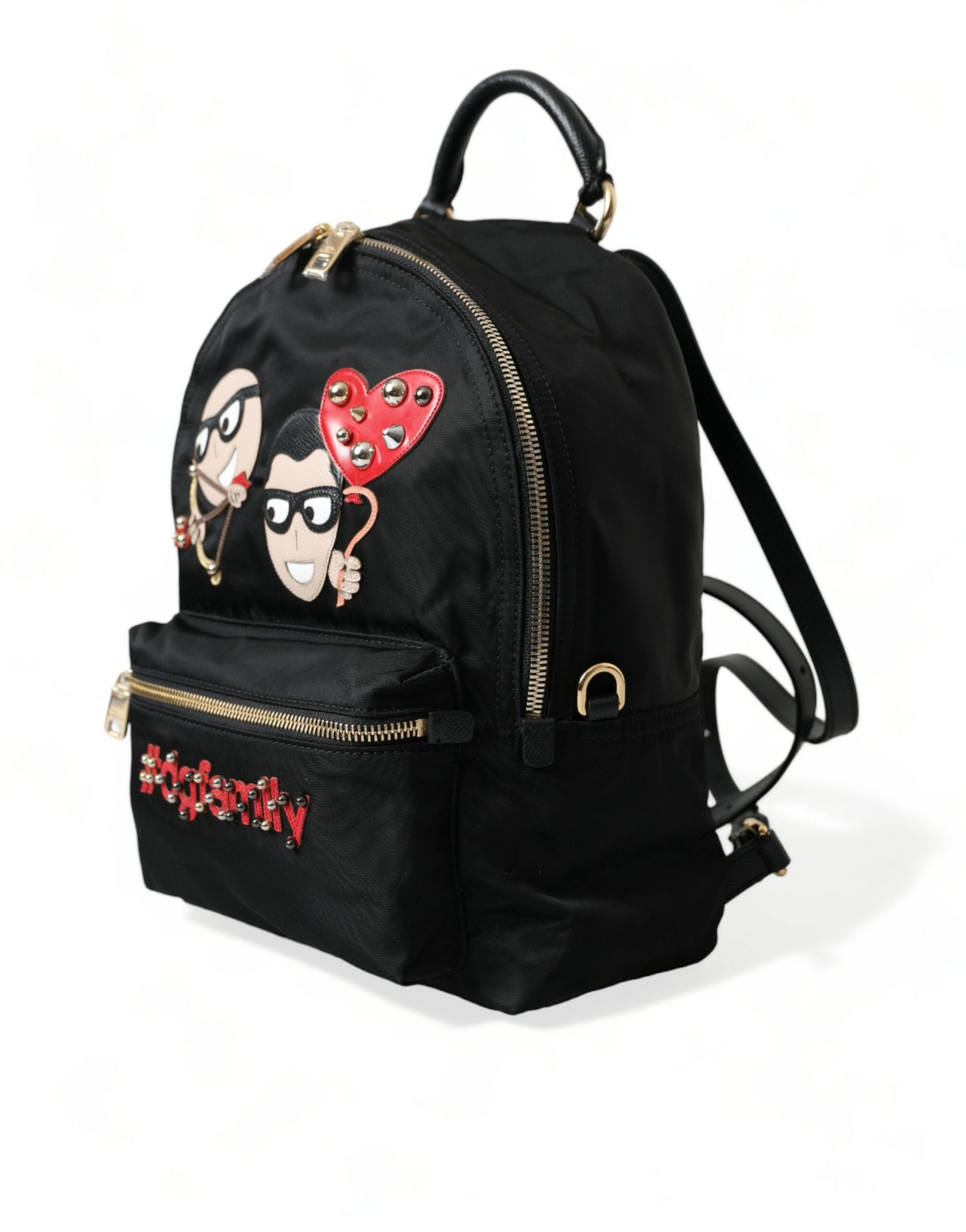 Dolce & Gabbana Elegant Embellished Black Backpack - Luksusmuotia Dolce & Gabbana - Tutustu YVES JAVANNI® 