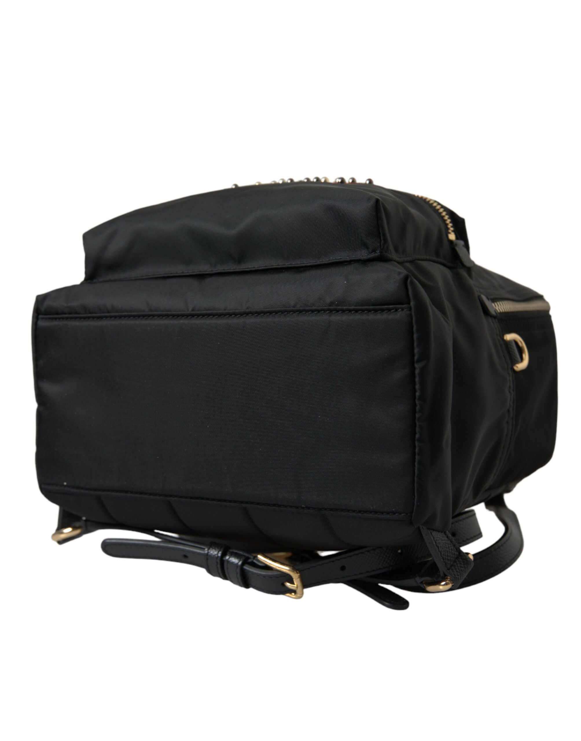 Dolce & Gabbana Elegant Embellished Black Backpack - Luksusmuotia Dolce & Gabbana - Tutustu YVES JAVANNI® 