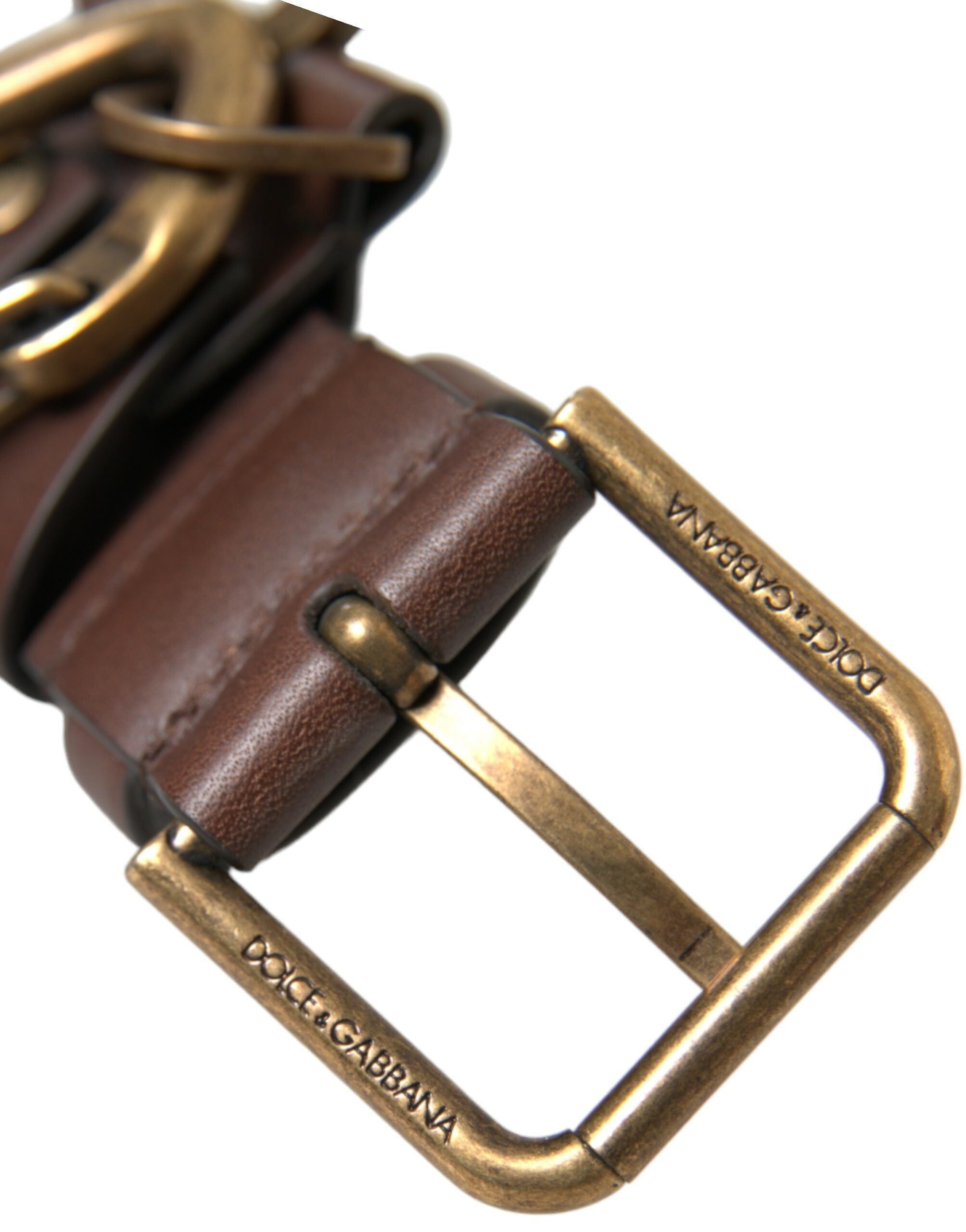 Dolce & Gabbana Elegant Calf Leather Belt with Metal Buckle Closure - Luksusmuotia Dolce & Gabbana - Tutustu YVES JAVANNI® 