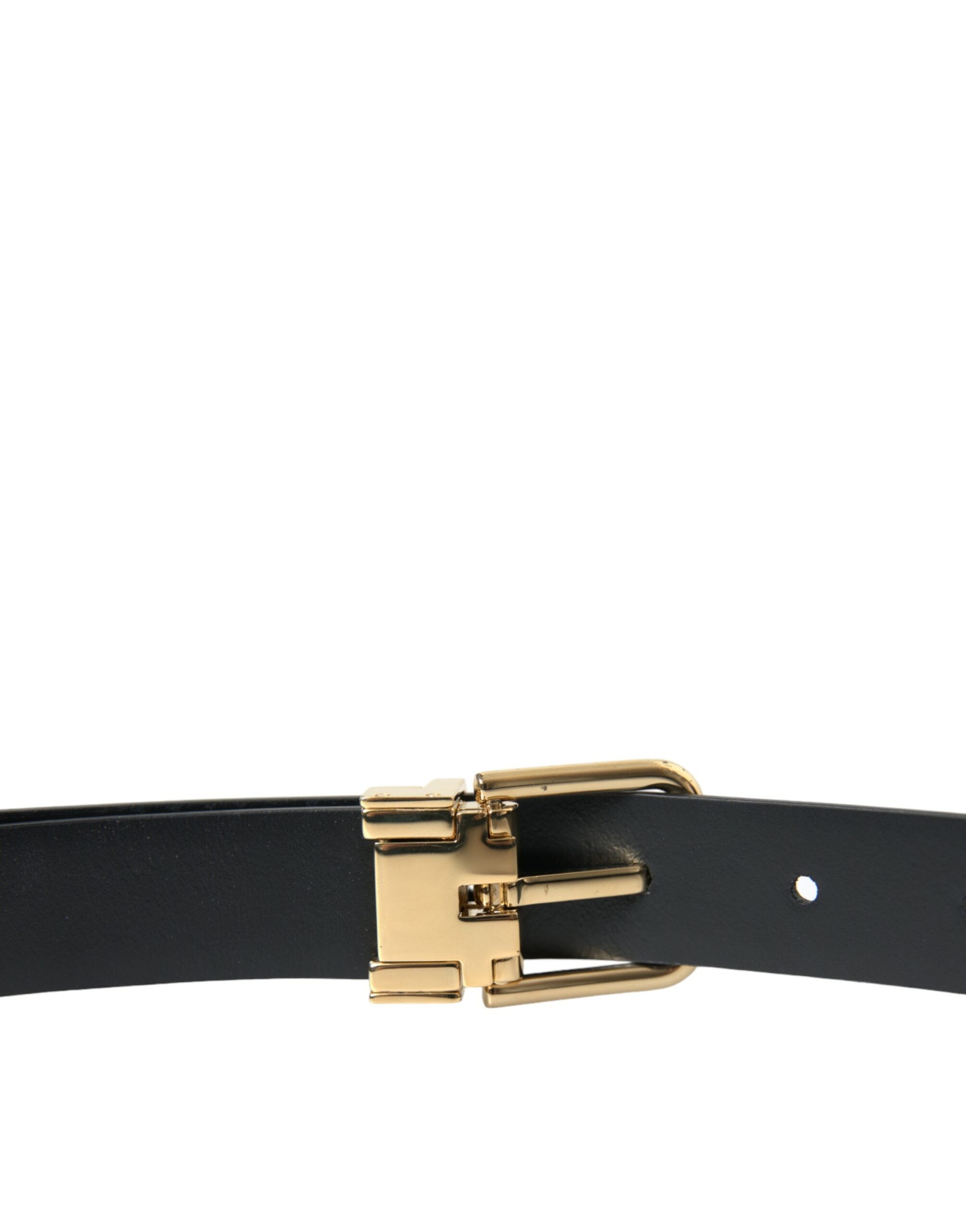 Dolce & Gabbana Elegant Blue Leather Belt with Metal Buckle - Luksusmuotia Dolce & Gabbana - Tutustu YVES JAVANNI® 