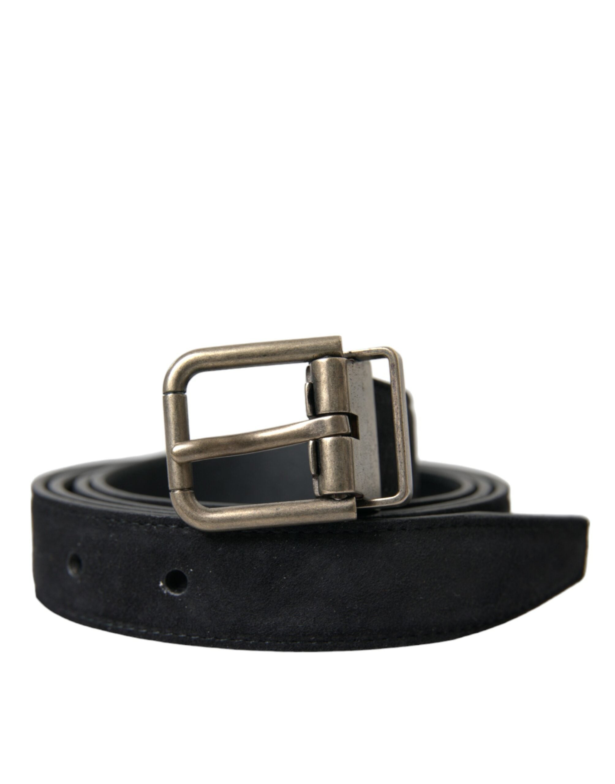 Dolce & Gabbana Elegant Black Leather Belt with Metal Buckle - Luksusmuotia Dolce & Gabbana - Tutustu YVES JAVANNI® 