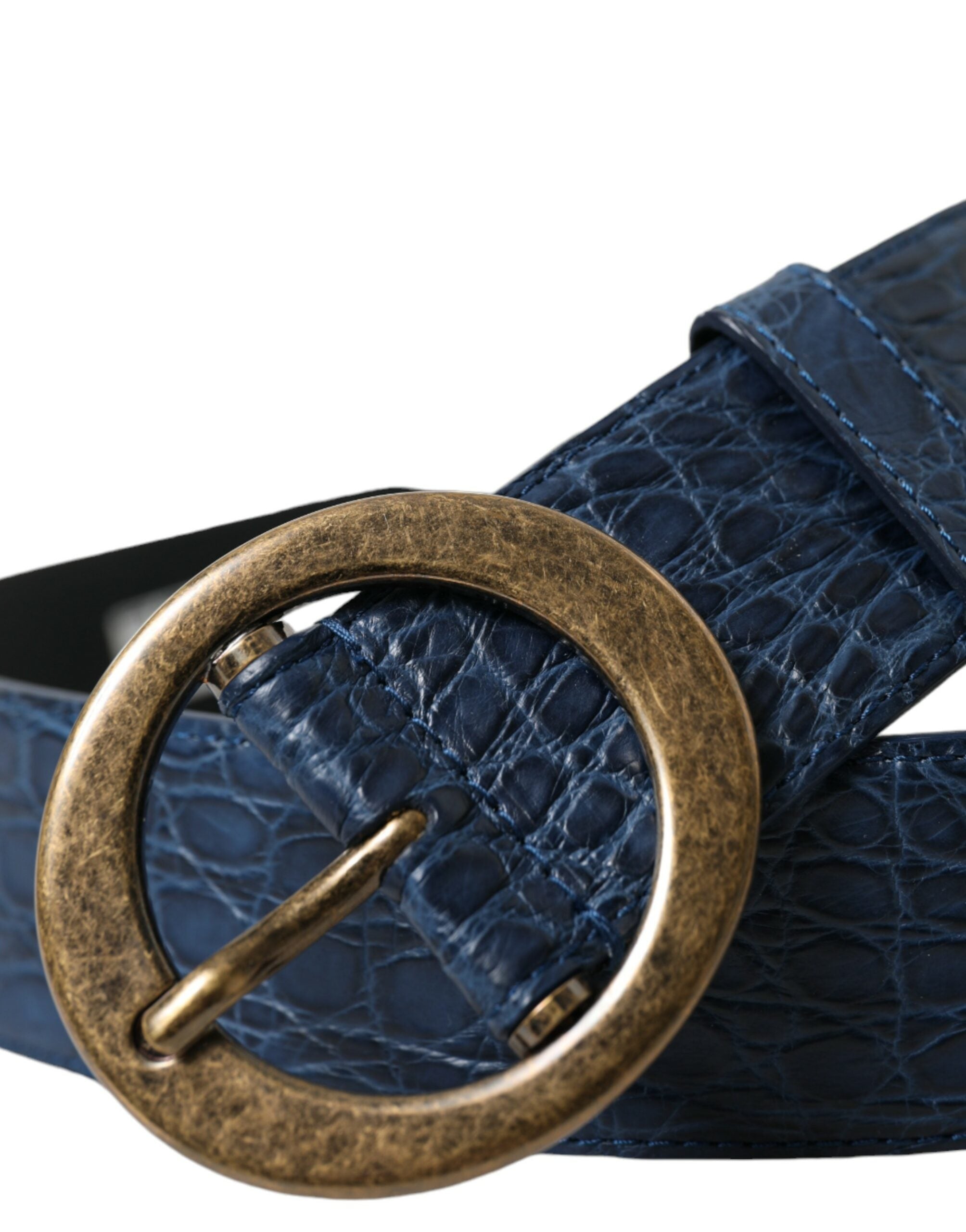 Dolce & Gabbana Elegant Italian Leather Belt with Metal Buckle - Luksusmuotia Dolce & Gabbana - Tutustu YVES JAVANNI® 