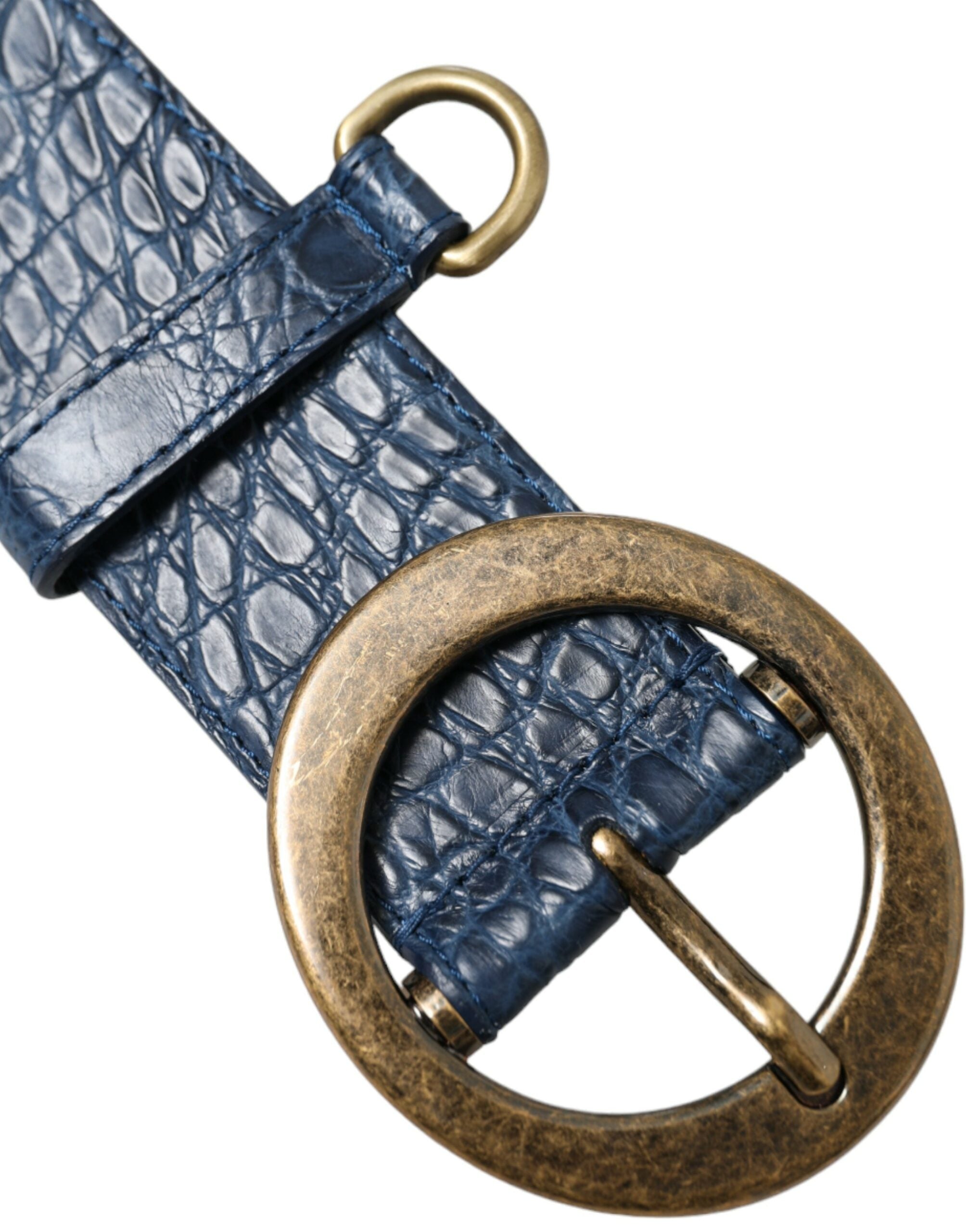 Dolce & Gabbana Elegant Italian Leather Belt with Metal Buckle - Luksusmuotia Dolce & Gabbana - Tutustu YVES JAVANNI® 