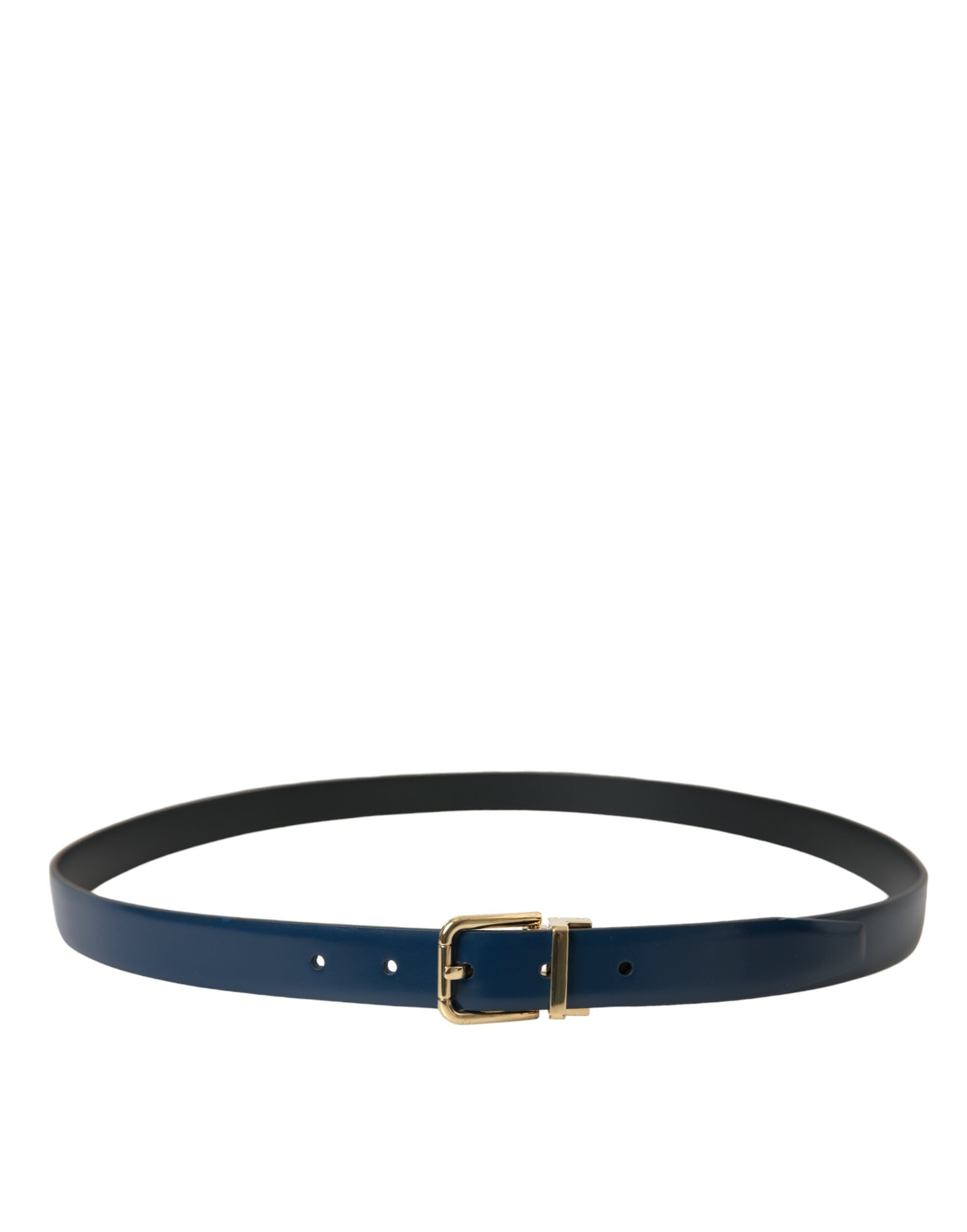 Dolce & Gabbana Elegant Blue Calf Leather Belt - Luksusmuotia Dolce & Gabbana - Tutustu YVES JAVANNI® 