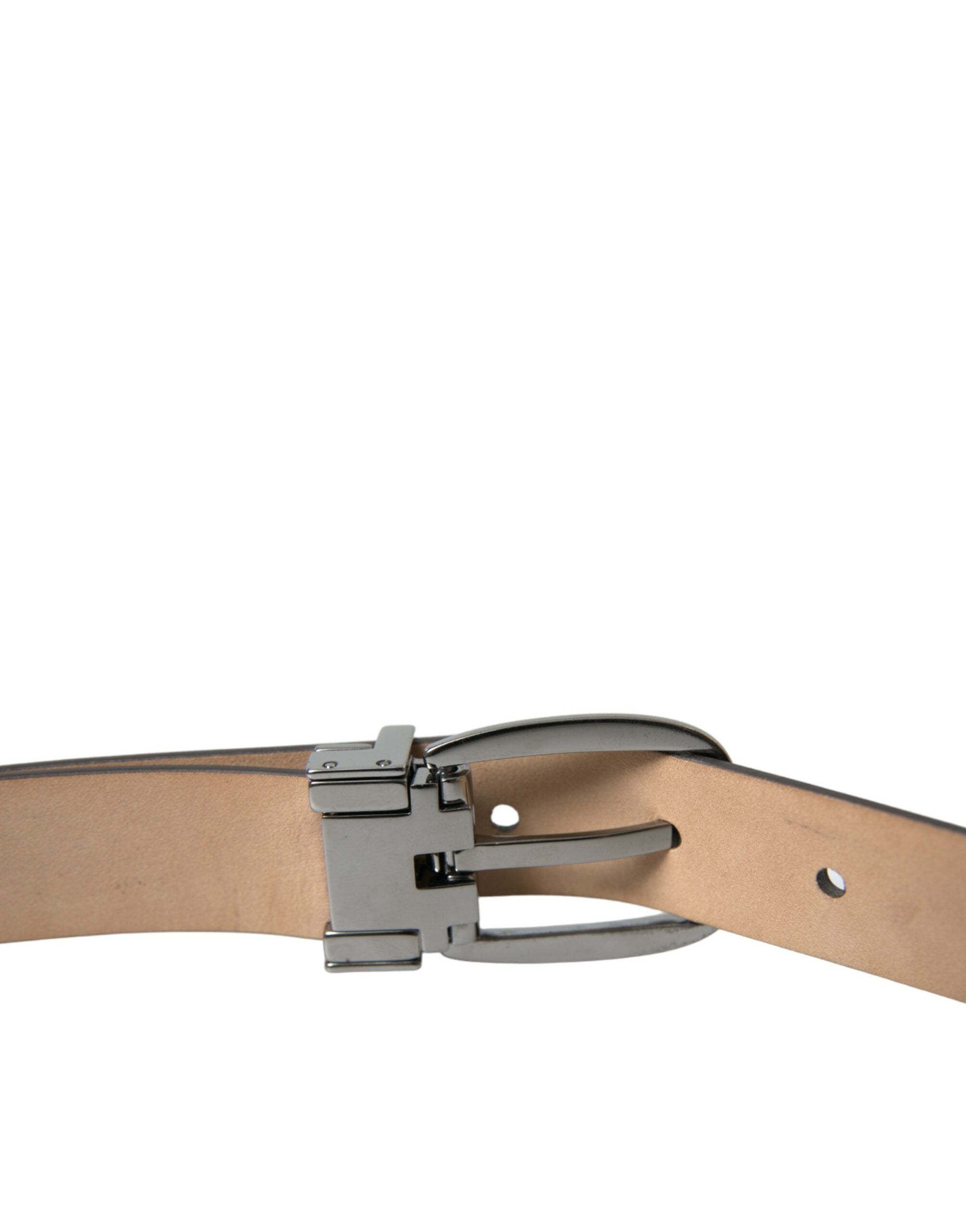 Dolce & Gabbana Elegant Leather Belt with Eye-Catching Buckle - Luksusmuotia Dolce & Gabbana - Tutustu YVES JAVANNI® 