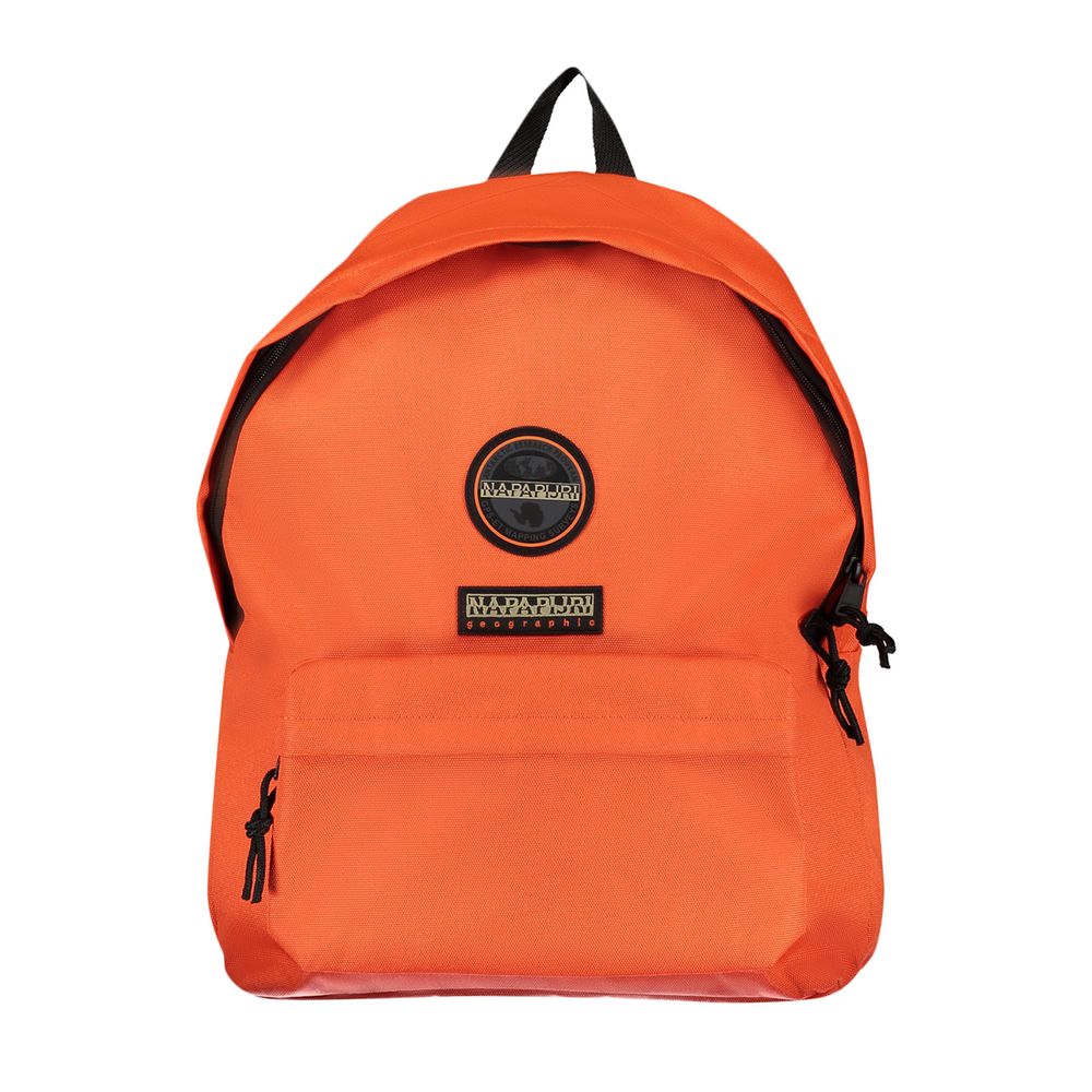 Napapijri Eco-Chic Orange Backpack with Logo Design - Luksusmuotia Napapijri - Tutustu YVES JAVANNI® 