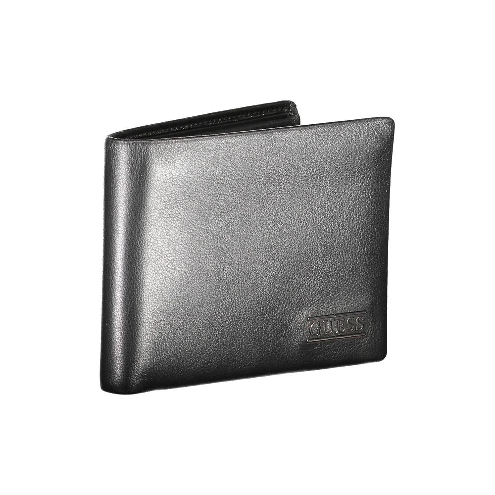 Guess Classic Black Leather Men's Wallet - Luksusmuotia Guess Jeans - Tutustu YVES JAVANNI® 