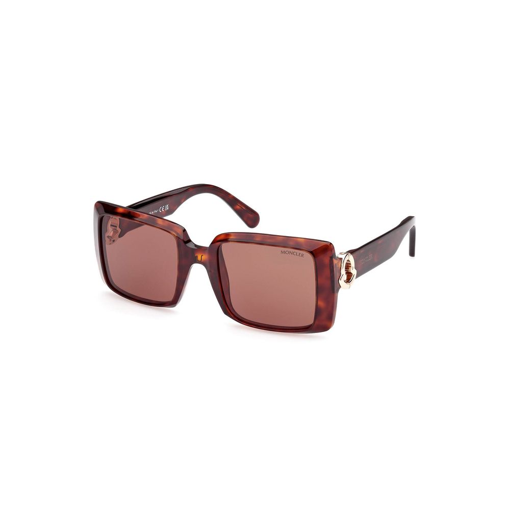 Moncler Chic Rectangular Brown Lens Sunglasses - Luksusmuotia Moncler - Tutustu YVES JAVANNI® 