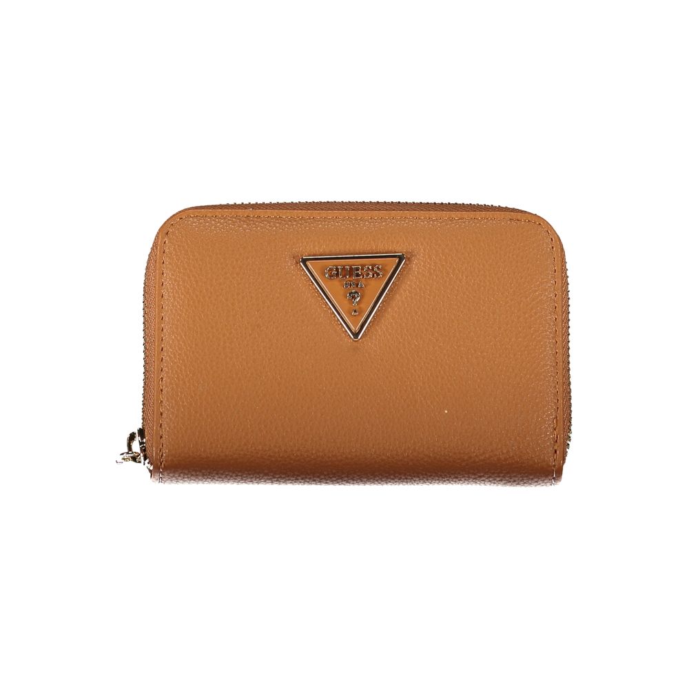 Guess Chic Brown Wallet with Ample Storage - Luksusmuotia Guess Jeans - Tutustu YVES JAVANNI® 