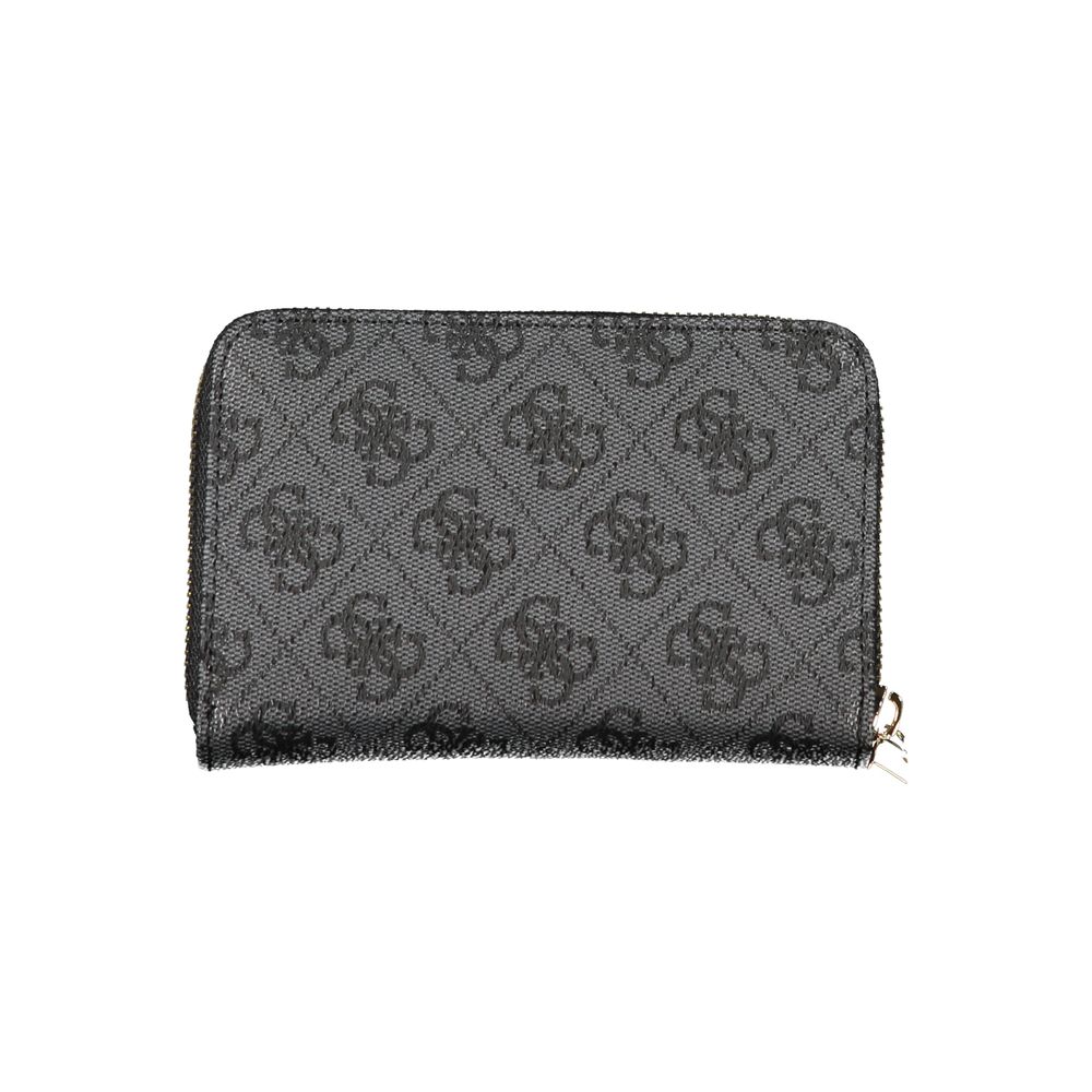 Guess Elegant Black Zip Wallet with Ample Storage - Luksusmuotia Guess Jeans - Tutustu YVES JAVANNI® 