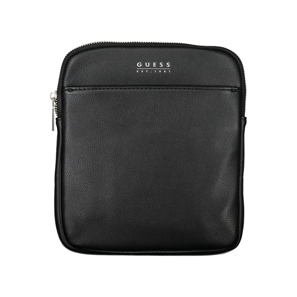 Guess Sleek Men's Black Shoulder Bag - Luksusmuotia Guess Jeans - Tutustu YVES JAVANNI® 