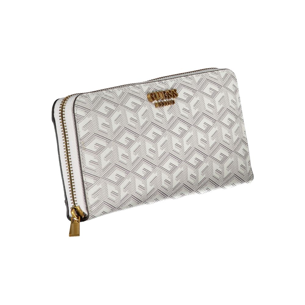 Guess Chic White Multi-Compartment Wallet - Luksusmuotia Guess Jeans - Tutustu YVES JAVANNI® 