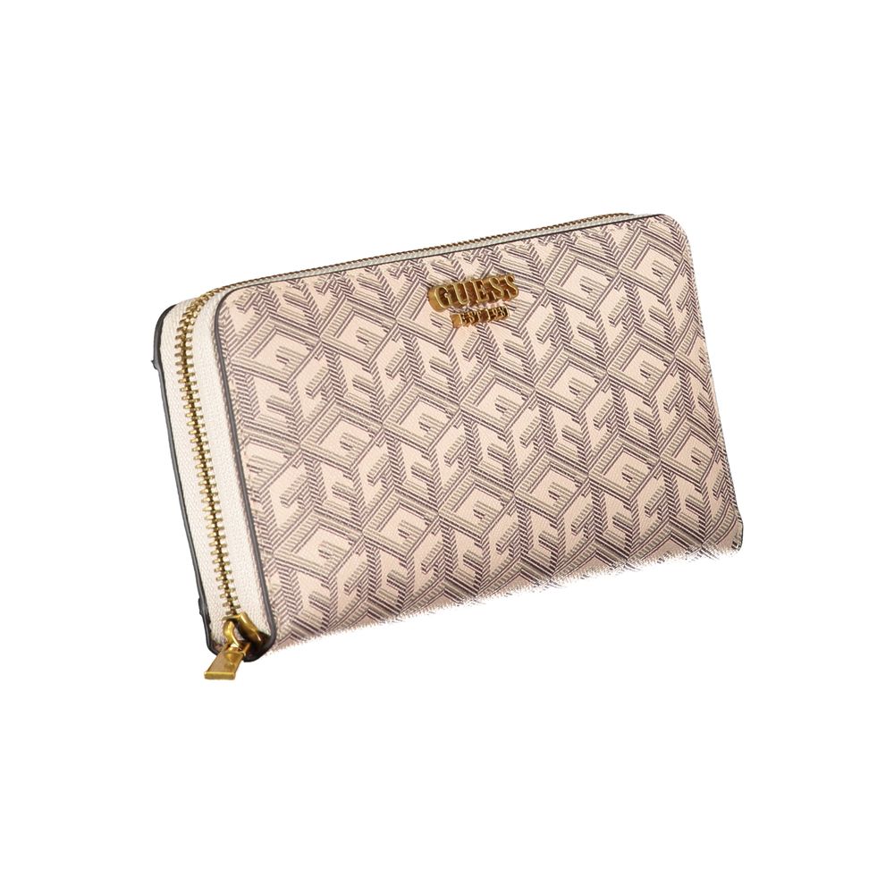 Guess Chic Beige Multi-Compartment Wallet - Luksusmuotia Guess Jeans - Tutustu YVES JAVANNI® 