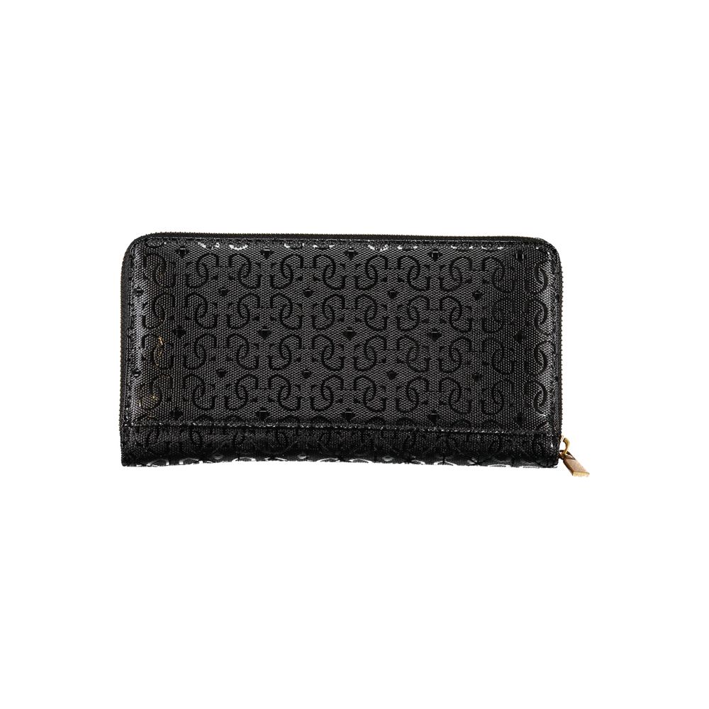 Guess Elegant Black Polyethylene Wallet with Zip Closure - Luksusmuotia Guess Jeans - Tutustu YVES JAVANNI® 