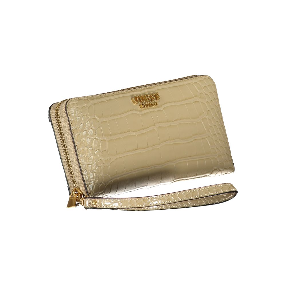 Guess Jeans Chic Beige Multi-Compartment Wallet - Luksusmuotia Guess Jeans - Tutustu YVES JAVANNI® 