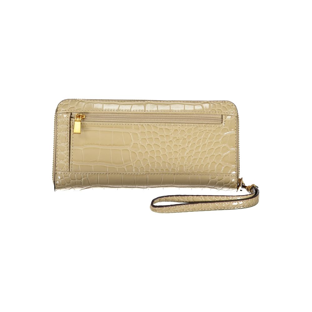 Guess Jeans Chic Beige Multi-Compartment Wallet - Luksusmuotia Guess Jeans - Tutustu YVES JAVANNI® 