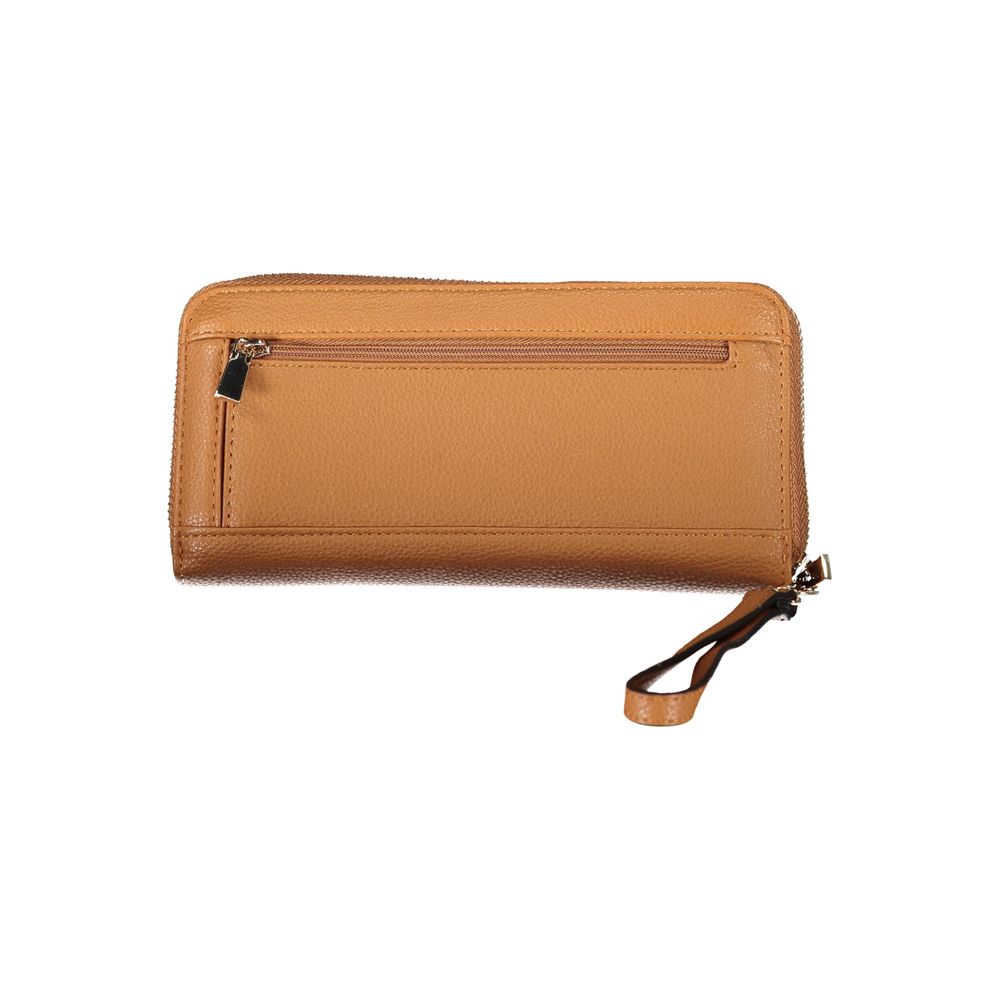 Guess Chic Brown Polyethylene Wallet with Coin Purse - Luksusmuotia Guess Jeans - Tutustu YVES JAVANNI® 