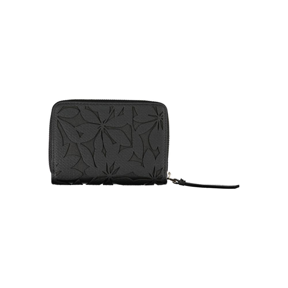 Desigual Chic Black Wallet with Elegant Detailing - Luksusmuotia Desigual - Tutustu YVES JAVANNI® 