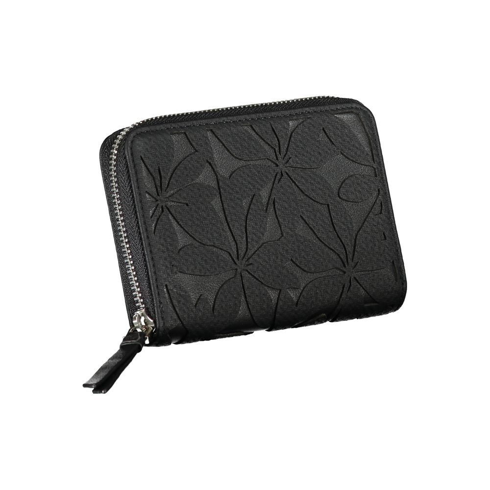 Desigual Chic Black Wallet with Elegant Detailing - Luksusmuotia Desigual - Tutustu YVES JAVANNI® 