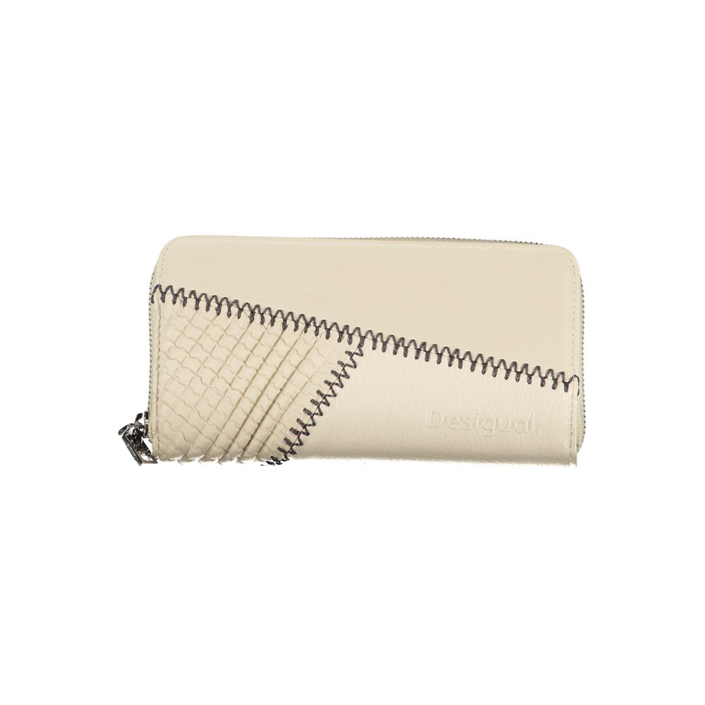 Desigual Beige Chic Wallet with Contrasting Accents - Luksusmuotia Desigual - Tutustu YVES JAVANNI® 