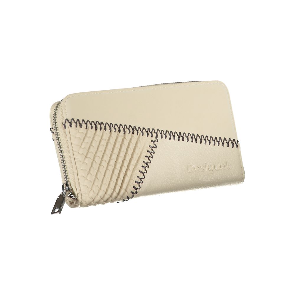 Desigual Beige Chic Wallet with Contrasting Accents - Luksusmuotia Desigual - Tutustu YVES JAVANNI® 