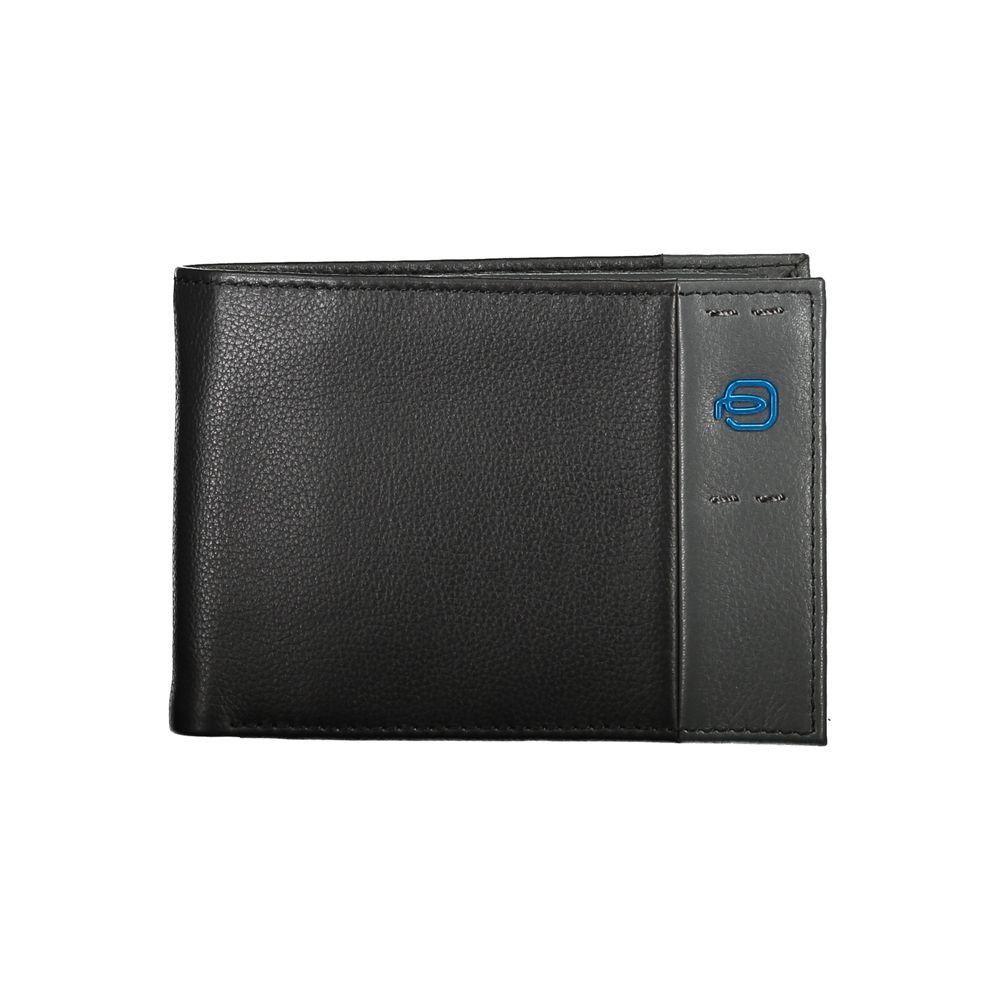 Piquadro Elegant Dual-Fold Leather Wallet with Coin Purse - Luxury from Piquadro - Shop at YVES JAVANNI