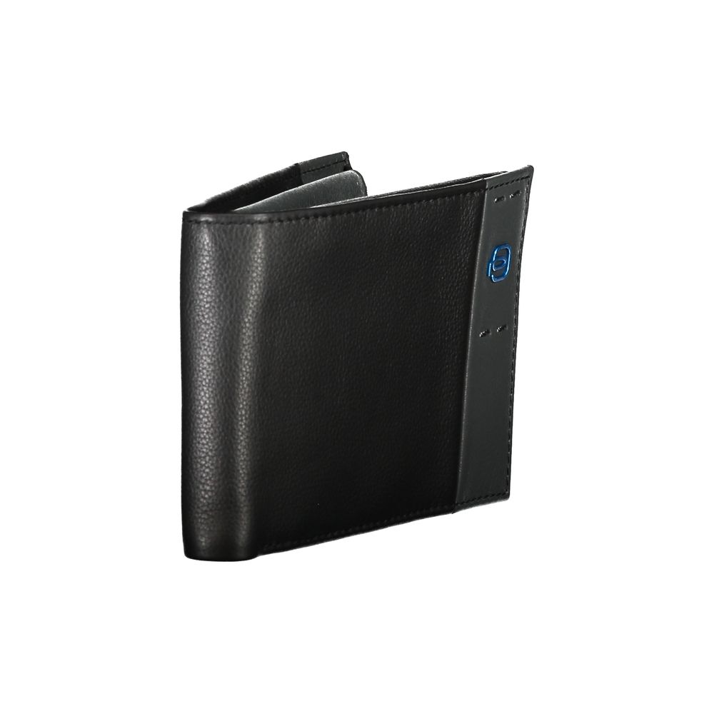 Piquadro Elegant Dual-Fold Leather Wallet with Coin Purse - Luksusmuotia Piquadro - Tutustu YVES JAVANNI® 