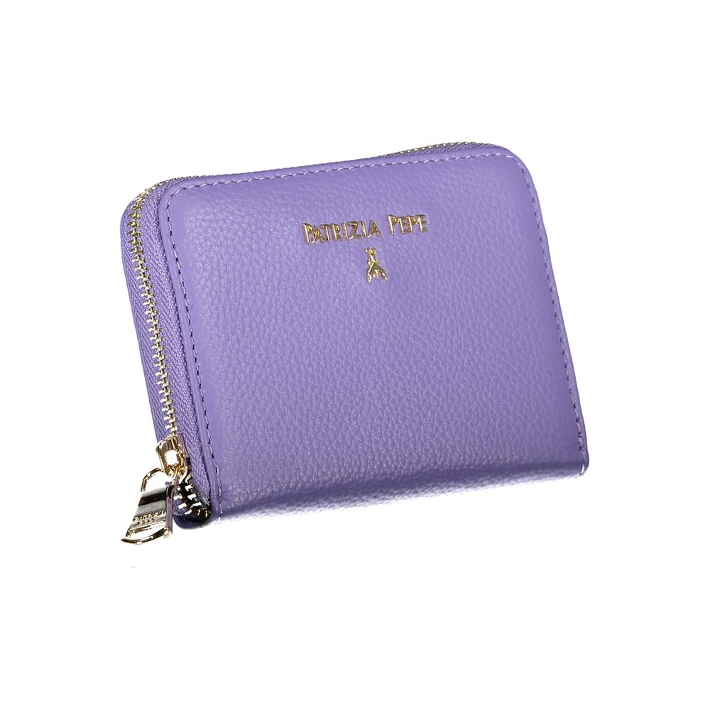 Patrizia Pepe Elegant Purple Polyethylene Wallet - Luksusmuotia Patrizia Pepe - Tutustu YVES JAVANNI® 