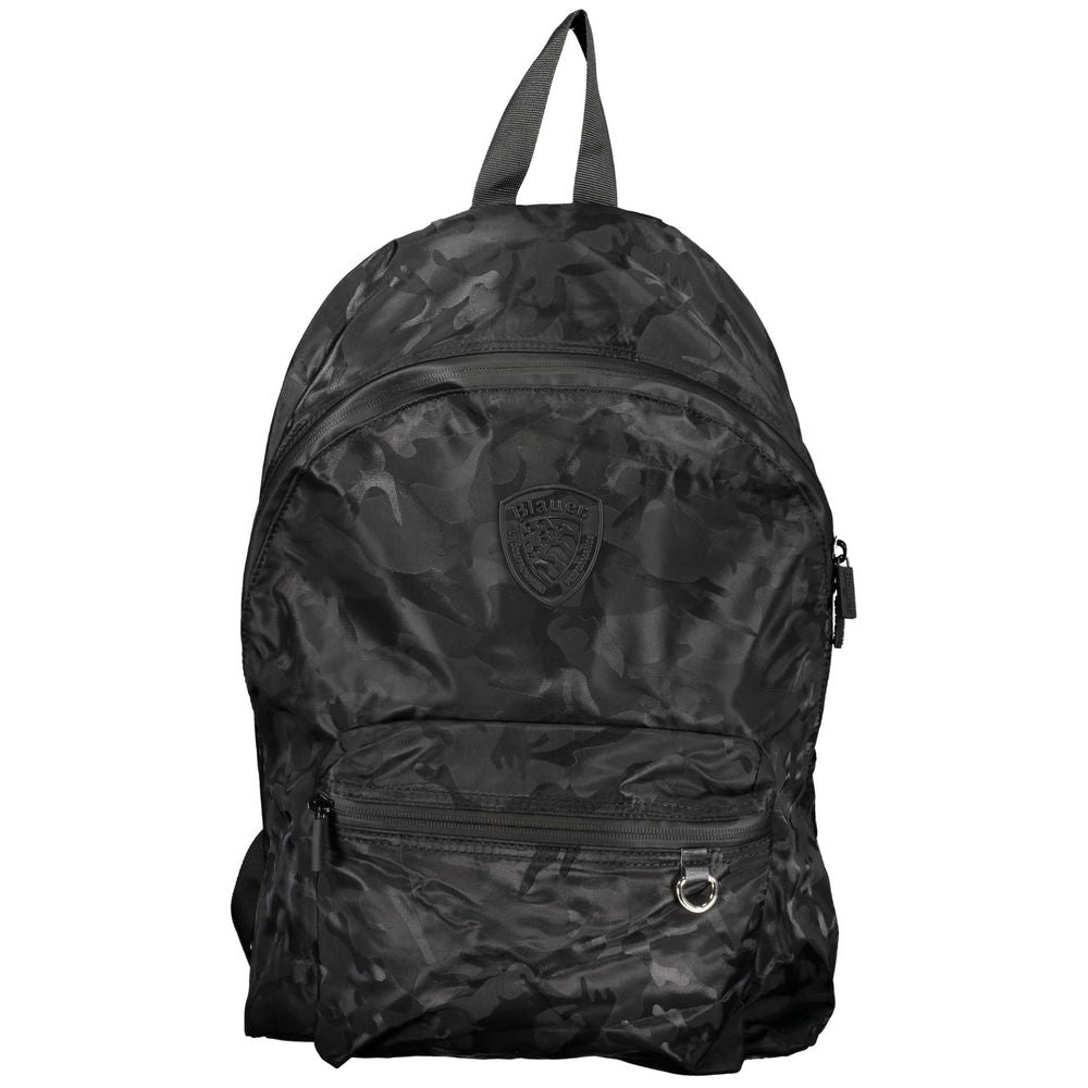 Blauer Sleek Urban Black Backpack with Laptop Sleeve - Luksusmuotia Blauer - Tutustu YVES JAVANNI® 