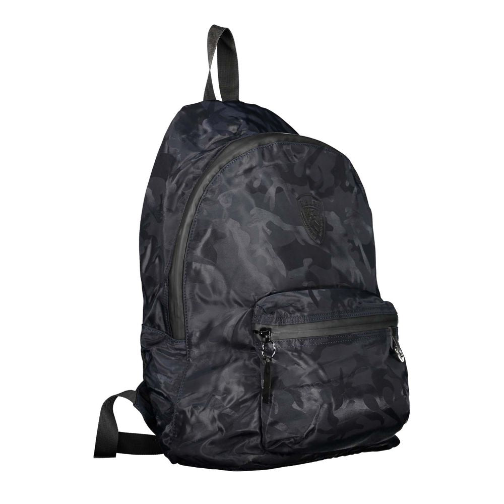 Blauer Elegant Urban Blue Backpack with Laptop Compartment - Luksusmuotia Blauer - Tutustu YVES JAVANNI® 