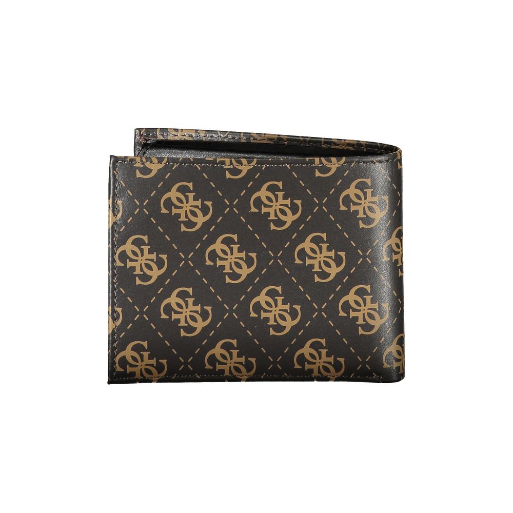 Guess Elegant Leather Wallet with Contrasting Accents - Luksusmuotia Guess Jeans - Tutustu YVES JAVANNI® 