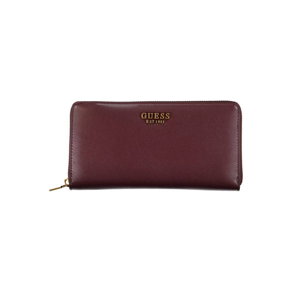 Guess Elegant Triple Compartment Purple Wallet - Luksusmuotia Guess Jeans - Tutustu YVES JAVANNI® 