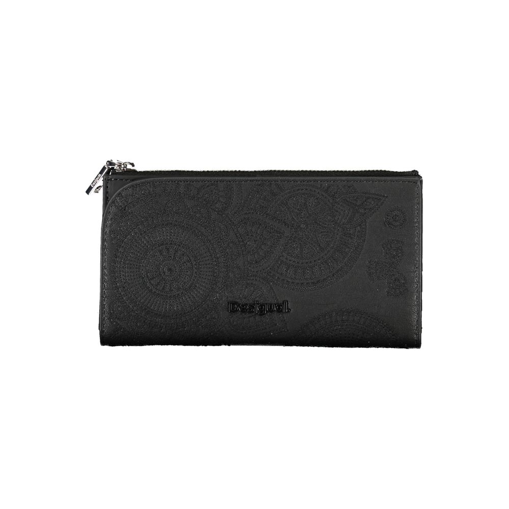 Desigual Chic Black Dual Compartment Wallet - Luksusmuotia Desigual - Tutustu YVES JAVANNI® 