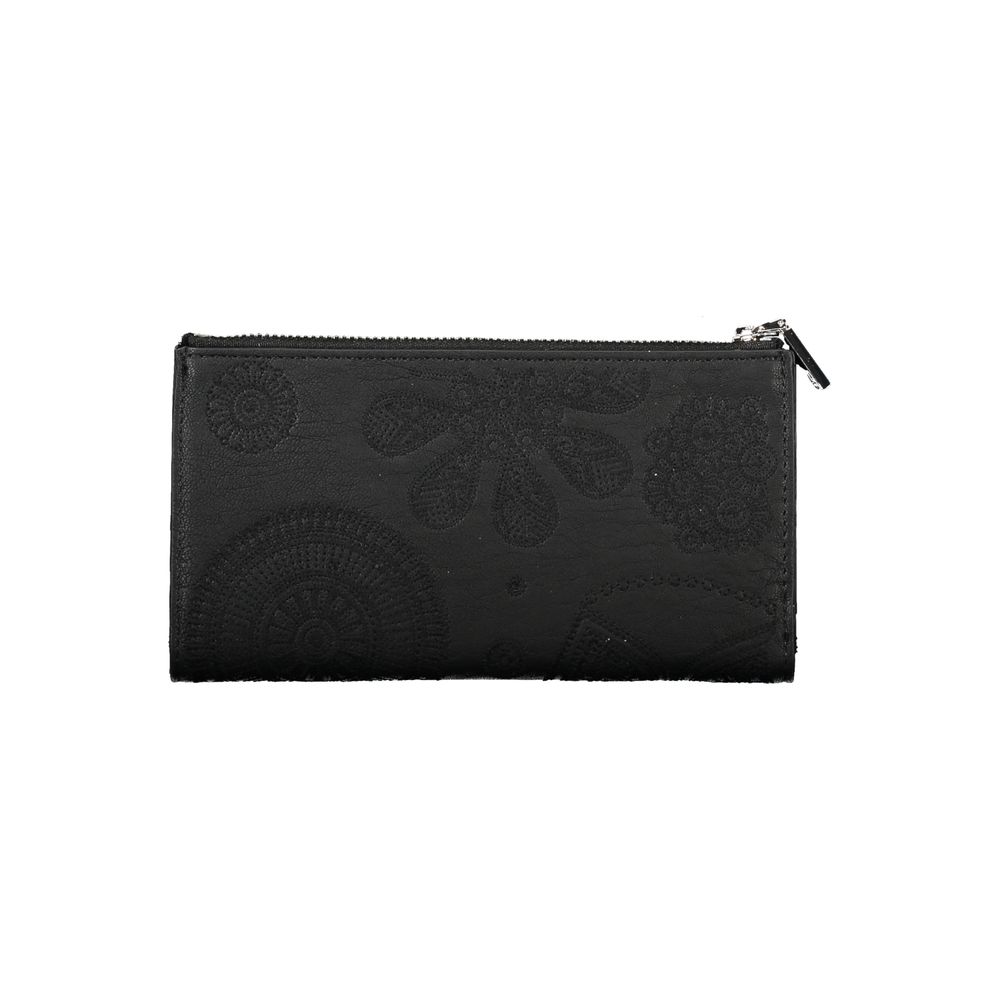 Desigual Chic Black Dual Compartment Wallet - Luksusmuotia Desigual - Tutustu YVES JAVANNI® 