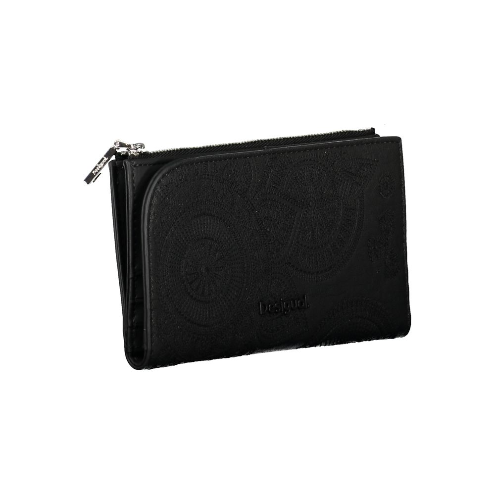 Desigual Chic Black Dual Compartment Wallet - Luksusmuotia Desigual - Tutustu YVES JAVANNI® 