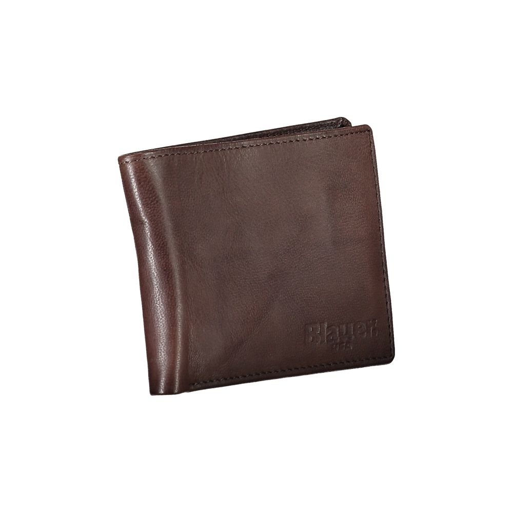 Blauer Elegant Dual Compartment Leather Wallet - Luksusmuotia Blauer - Tutustu YVES JAVANNI® 