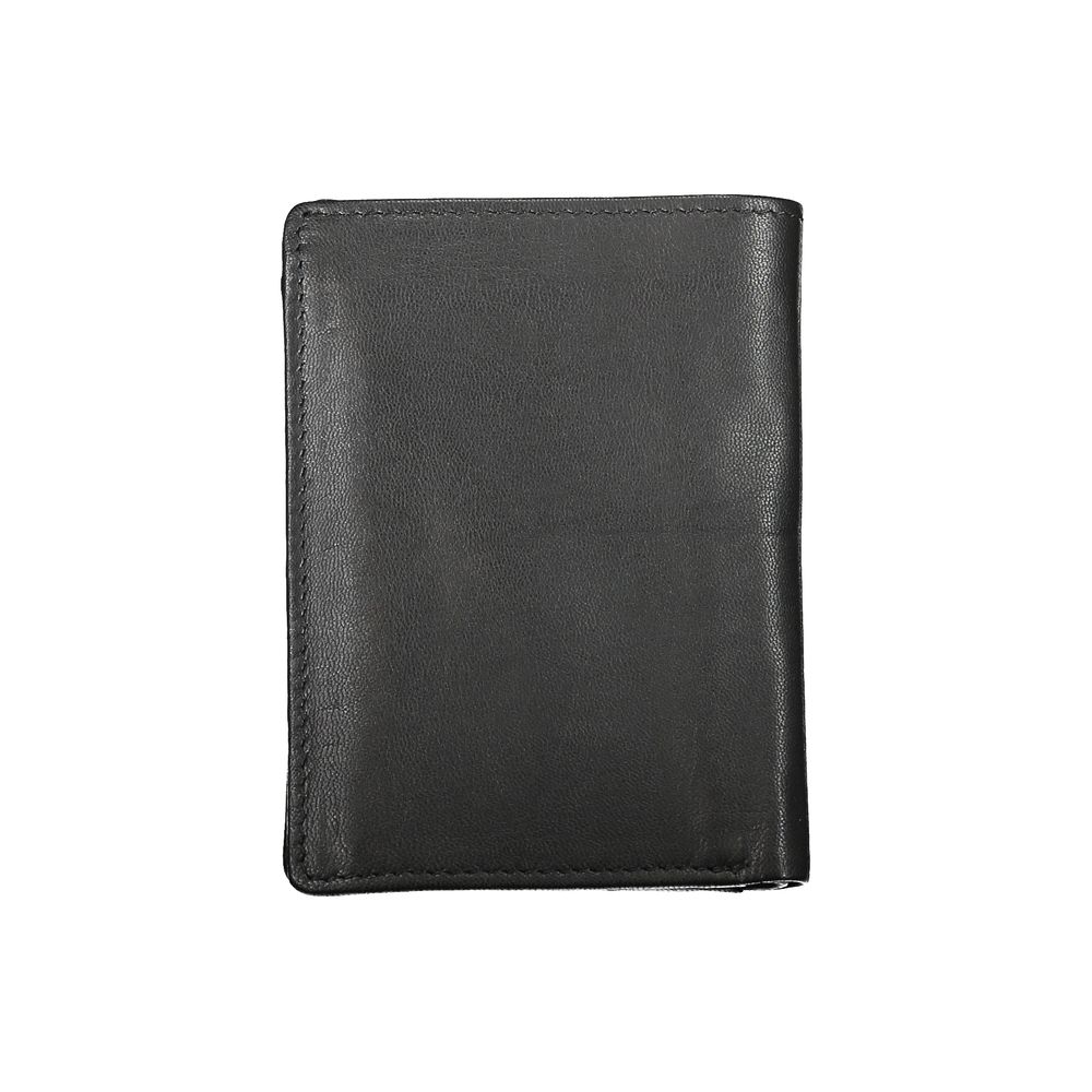 Blauer Elegant Black Leather Dual Compartment Wallet - Luksusmuotia Blauer - Tutustu YVES JAVANNI® 