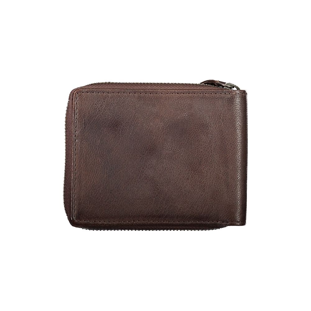 Blauer Elegant Leather Coin & Card Wallet in Brown - Luksusmuotia Blauer - Tutustu YVES JAVANNI® 