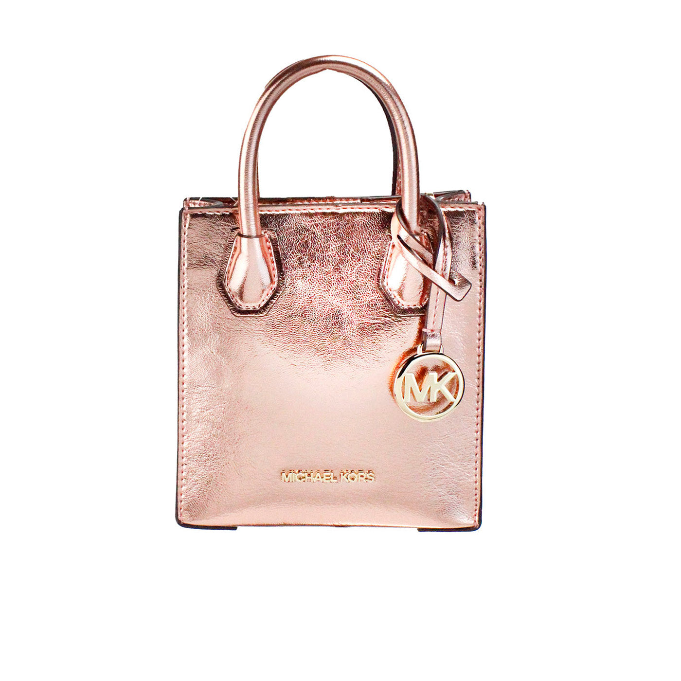 Michael Kors Mercer XS Primrose Metallic North South Shopper Crossbody Bag - Luksusmuotia Michael Kors - Tutustu YVES JAVANNI® 