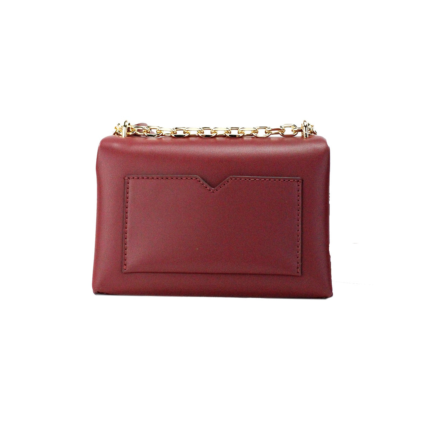 Michael Kors Cece Small Dark Cherry Vegan Leather Convertible Flap Crossbody Bag - Luksusmuotia Michael Kors - Tutustu YVES JAVANNI® 