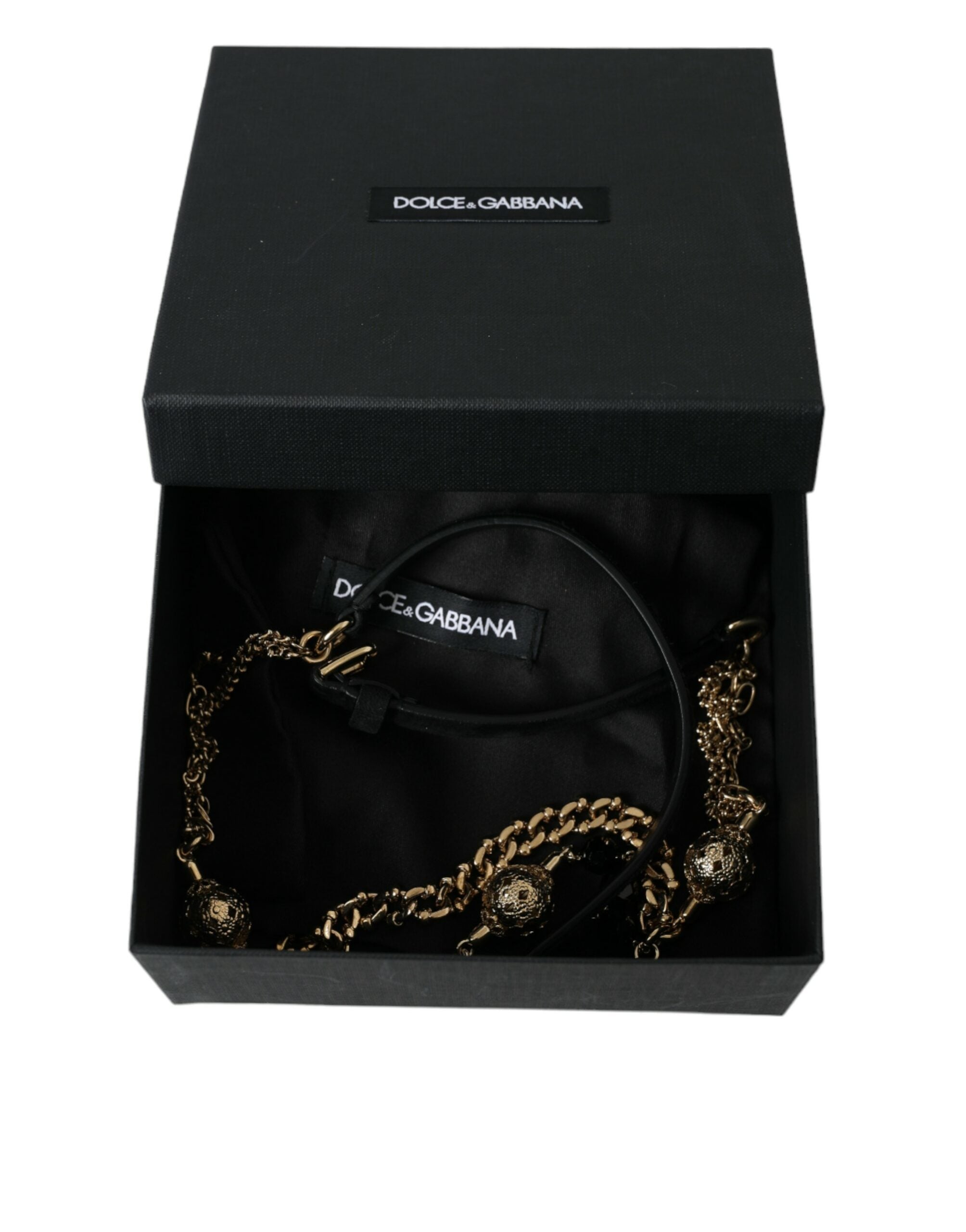 Dolce & Gabbana Elegant Crystal Bounce Leather Waist Belt - Luksusmuotia Dolce & Gabbana - Tutustu YVES JAVANNI® 