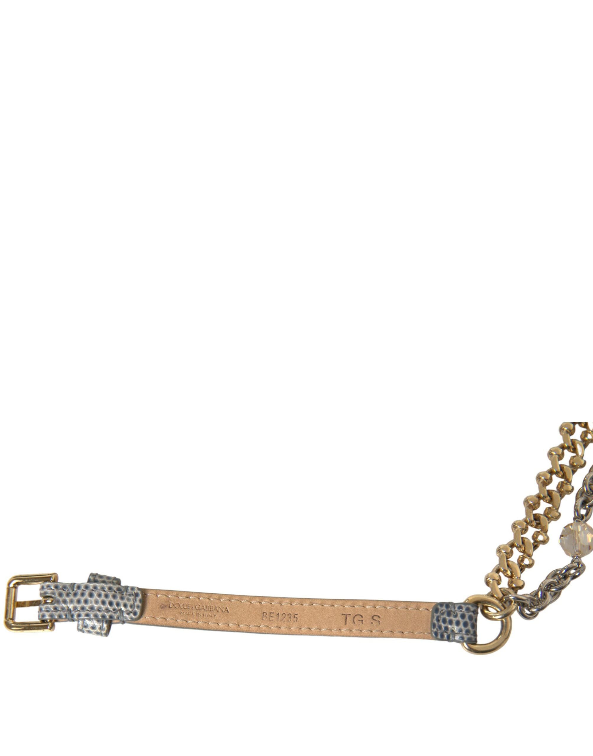 Dolce & Gabbana Elegant Crystal Bounce Waist Belt - Luksusmuotia Dolce & Gabbana - Tutustu YVES JAVANNI® 